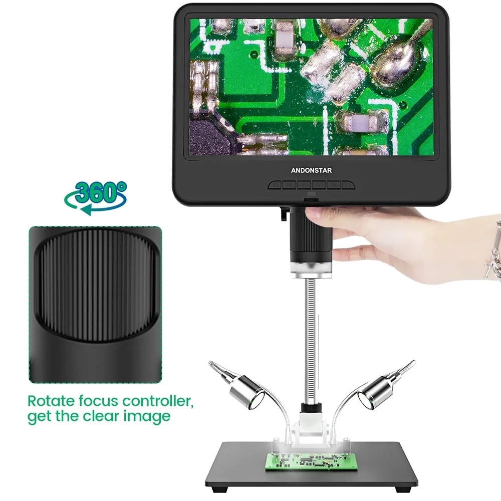 Electronics Repair Microscope - Microscopio digitale Andonstar AD210 con schermo