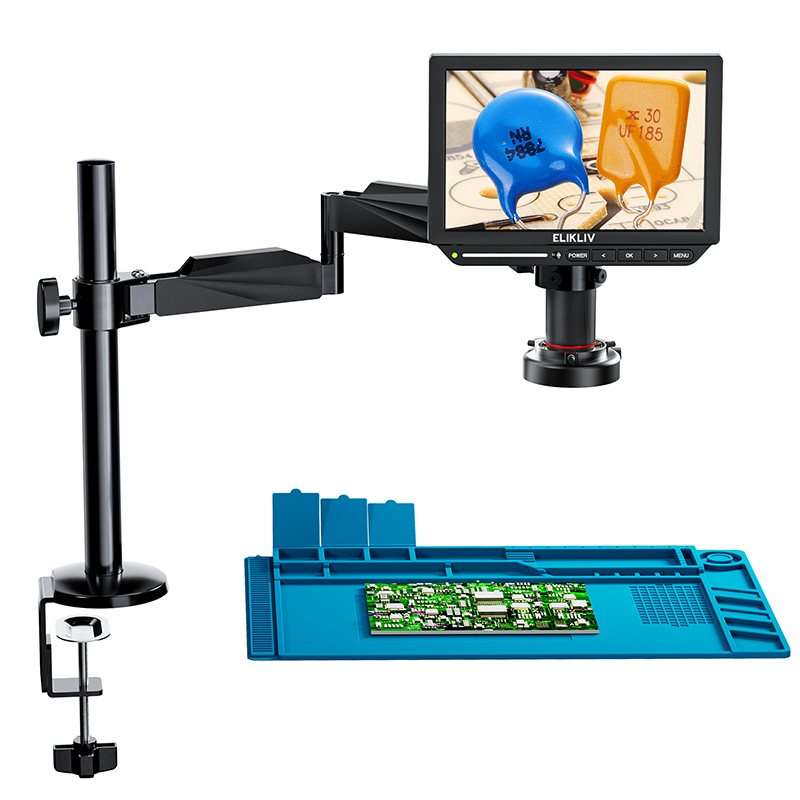 Electronics Repair Microscope - Microscopio digitale Elikliv EM4K 4K per