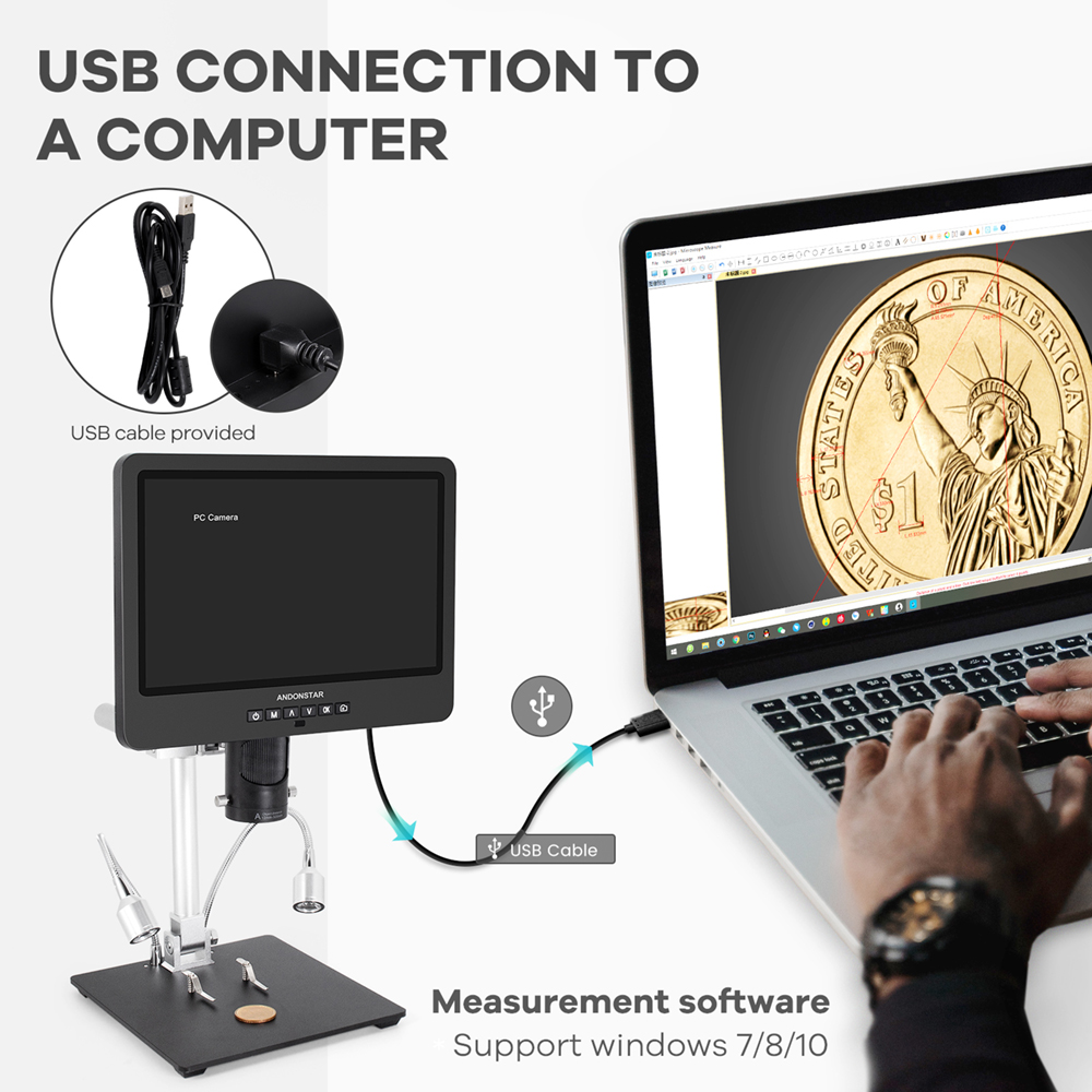 Andonstar Trinoculare HDMI USB - Electronics Repair Microscope recensione e prezzo