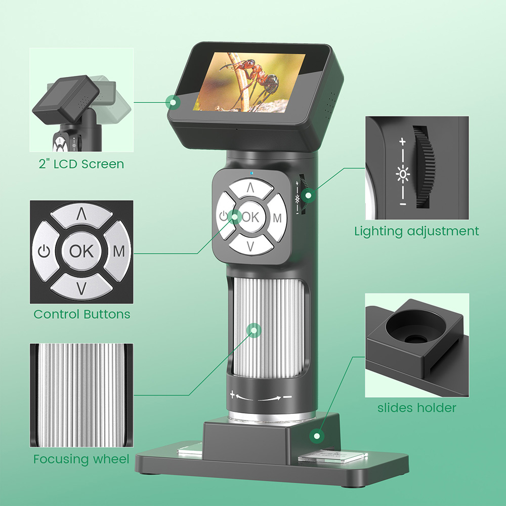 Andonstar Nuovo 50x-500x USB B - Electronics Repair Microscope recensione e prezzo