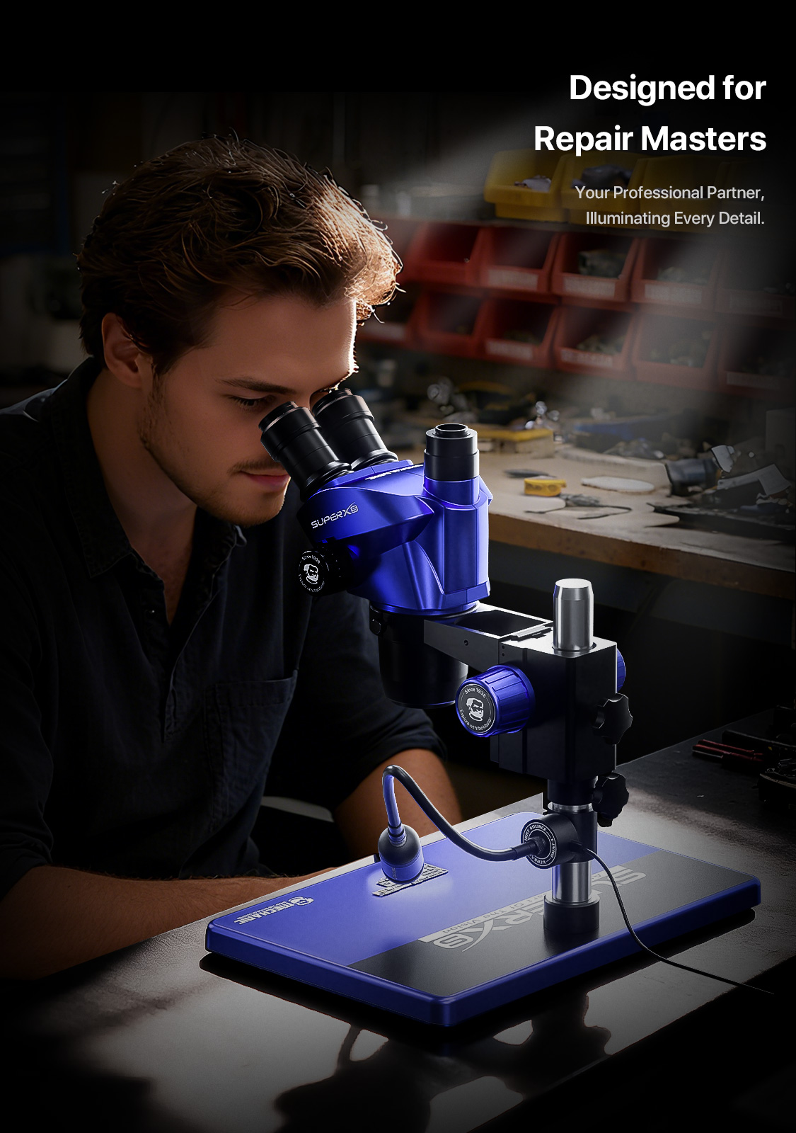 Sorgente Luminosa Universale p - Electronics Repair Microscope recensione e prezzo