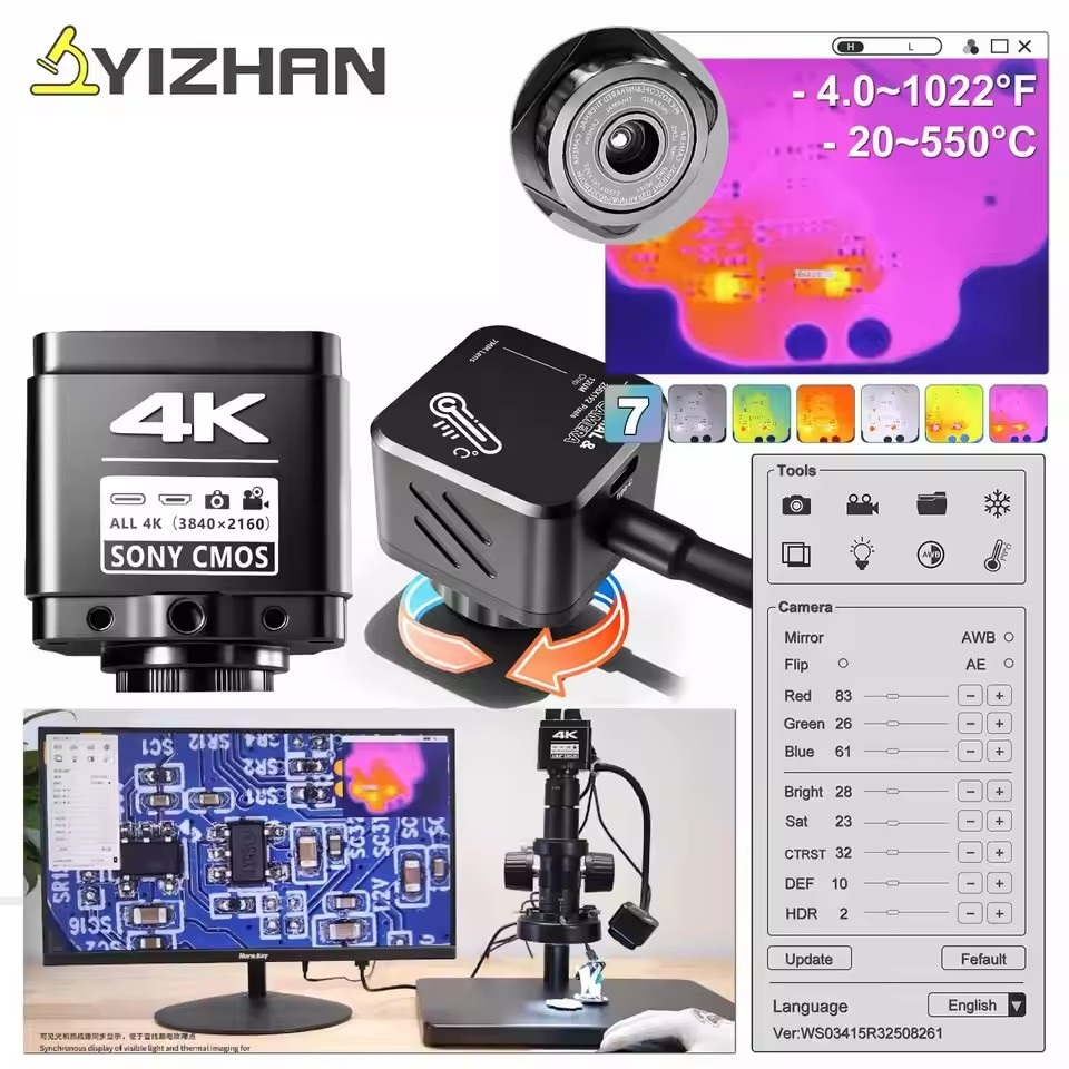 Termocamera YIZHAN 256*192 Pix - Electronics Repair Microscope recensione e prezzo