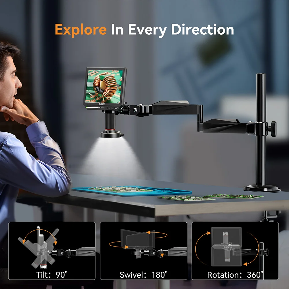 Microscopio digitale Elikliv E - Electronics Repair Microscope recensione e prezzo